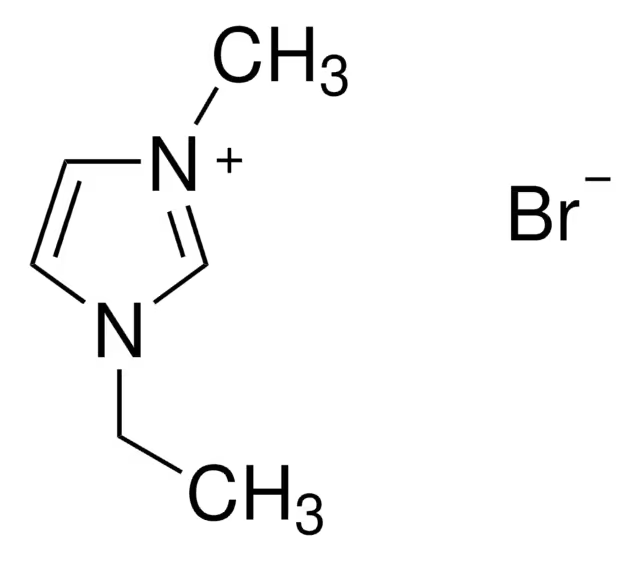 1-Ethyl-3-methylimidazolium bromide structure, CAS 65039-08-9