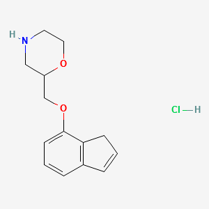 Indeloxazine hydrochloride structure, CAS 65043-22-3