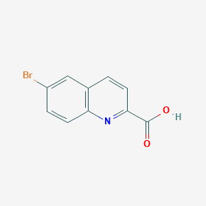 6-Bromoquinoline-2-carboxylic acid structure, CAS 65148-10-9