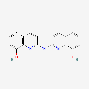 N-Methyl-2,2'-iminodi(8-quinolinol) structure, CAS 65165-14-2