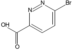 6-Bromo-3-pyridazinecarboxylic acid structure, CAS 65202-51-9