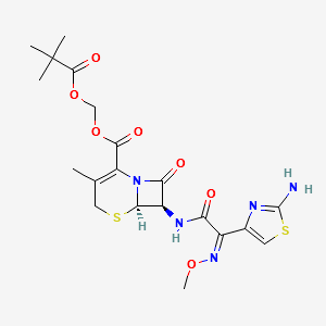 Cefetamet pivoxyl structure, CAS 65243-33-6