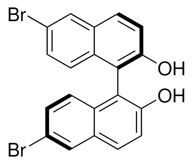 (R)-(-)-6,6'-Dibromo-1,1'-bi-2-naphthol structure, CAS 65283-60-5