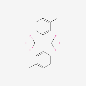2,2-Bis(3,4-dimethylphenyl)hexafluoropropane structure, CAS 65294-20-4