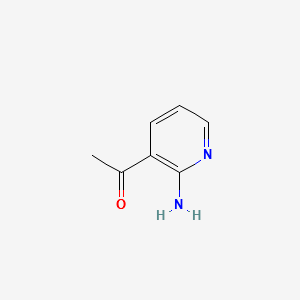 2-Amino-3-acetylpyridine structure, CAS 65326-33-2