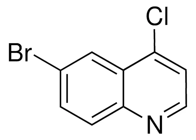 6-Bromo-4-chloroquinoline structure, CAS 65340-70-7