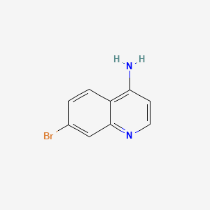 4-Amino-7-bromoquinoline structure, CAS 65340-74-1