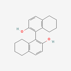 (S)-(-)-5,5',6,6',7,7',8,8'-Octahydro-1,1'-bi-2-naphthol structure, CAS 65355-00-2