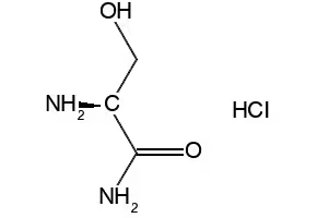 L-Serinamide hydrochloride structure, CAS 65414-74-6