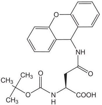 N-Boc-N'-xanthyl-L-asparagine structure, CAS 65420-40-8