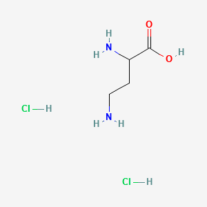 DL-2,4-Diaminobutyric acid dihydrochloride structure, CAS 65427-54-5