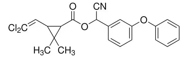 alpha-Cypermethrin structure, CAS 65731-84-2