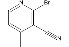2-Bromo-4-methylpyridine-3-carbonitrile structure, CAS 65996-02-3