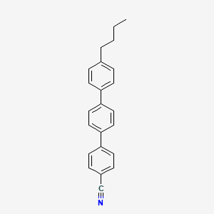 4-Cyano-4'-n-butyl-p-terphenyl structure, CAS 66044-94-8