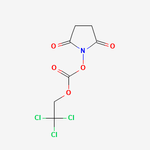 Succinimidyl 2,2,2-trichloroethyl carbonate structure, CAS 66065-85-8