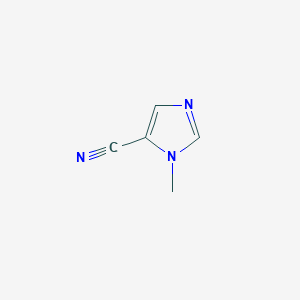 1-Methyl-1H-imidazole-5-carbonitrile structure, CAS 66121-66-2