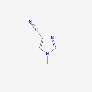 1-Methyl-1H-imidazole-4-carbonitrile structure, CAS 66121-69-5