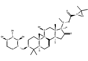 Cimicifugoside structure, CAS 66176-93-0
