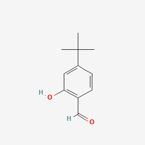 4-tert-Butyl-2-hydroxybenzaldehyde structure, CAS 66232-34-6