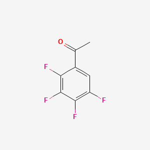 2',3',4',5'-Tertafluoroacetophenone structure, CAS 66286-21-3