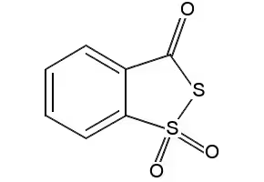 3H-1,2-Benzodithiol-3-one-1,1-dioxide structure, CAS 66304-01-6