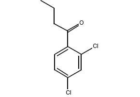 2,4-Dichlorobutyrophenone structure, CAS 66353-47-7