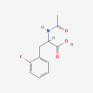 N-Acetyl-2-fluoro-DL-phenylalanine structure, CAS 66574-84-3