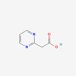 2-Pyrimidineacetic acid structure, CAS 66621-73-6