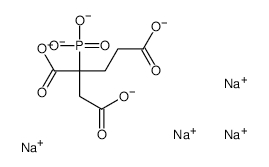 Tetrasodium hydrogen 2-phosphonatobutane-1,2,4-tricarboxylate structure, CAS 66669-53-2