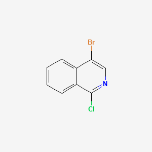 4-Bromo-1-chloroisoquinoline structure, CAS 66728-98-1