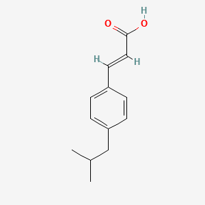 4-Isobutylcinnamic acid structure, CAS 66734-95-0