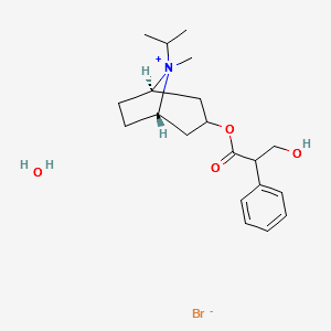 Ipratropium bromide monohydrate structure, CAS 66985-17-9