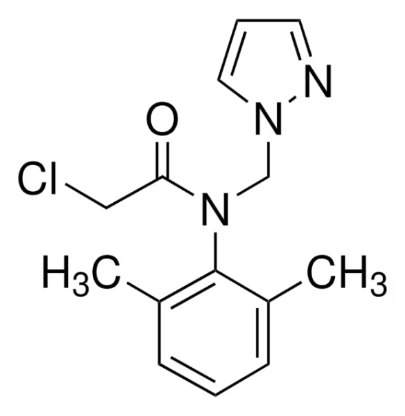 Metazachlor structure, CAS 67129-08-2