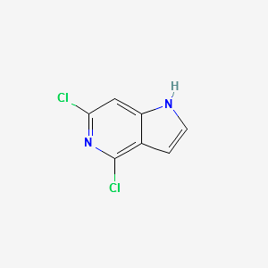 4,6-Dichloro-1H-pyrrolo[3,2-c]pyridine structure, CAS 67139-79-1