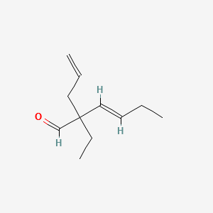 (E)-2-Allyl-2-ethylhex-3-enal structure, CAS 67140-10-7