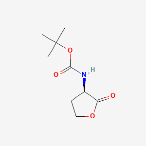 (R)-tert-Butyl 2-oxotetrahydrofuran-3-ylcarbamate structure, CAS 67198-86-1