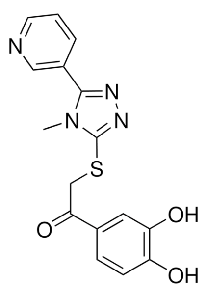 1-(3,4-Dihydroxyphenyl)-3-methyl-1-butanone structure, CAS 67239-25-2