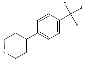 4-(4-Trifluoromethylphenyl)piperidine structure, CAS 67259-63-6