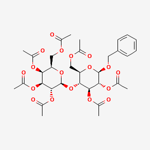 Benzyl hepta-O-acetyl beta-D-lactose structure, CAS 67310-53-6