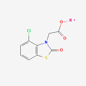 Benazolin potassium salt structure, CAS 67338-65-2