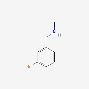 3-Bromo-N-methylbenzylamine structure, CAS 67344-77-8