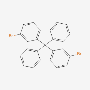 2,2'-Dibromo-9,9'-spirobifluorene structure, CAS 67665-47-8