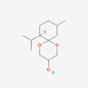 Menthone 1,2-glycerol ketal structure, CAS 67785-70-0