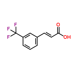 (E)-3-(Trifluoromethyl)cinnamic acid structure, CAS 67801-07-4