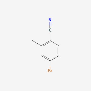 4-Bromo-2-methylbenzonitrile structure, CAS 67832-11-5