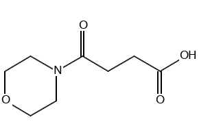 4-(4-Morpholinyl)-4-oxobutanoic acid structure, CAS 67900-19-0