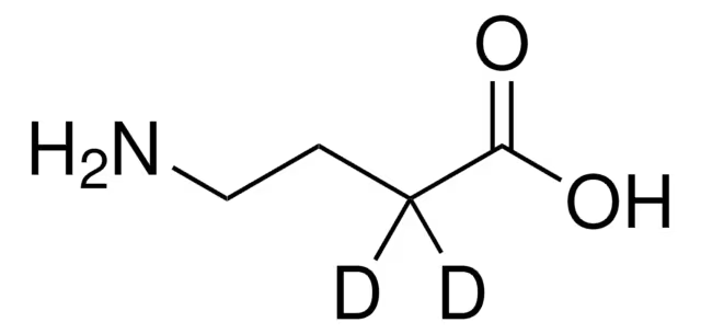4-Aminobutyric-2,2-D2 acid structure, CAS 67910-98-9