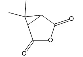 Caronic anhydride structure, CAS 67911-21-1