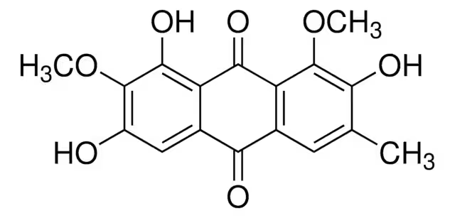 Aurantio-obtusin structure, CAS 67979-25-3