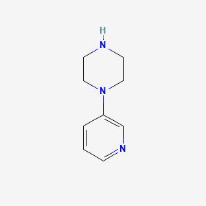 1-(3-Pyridinyl)piperazine structure, CAS 67980-77-2